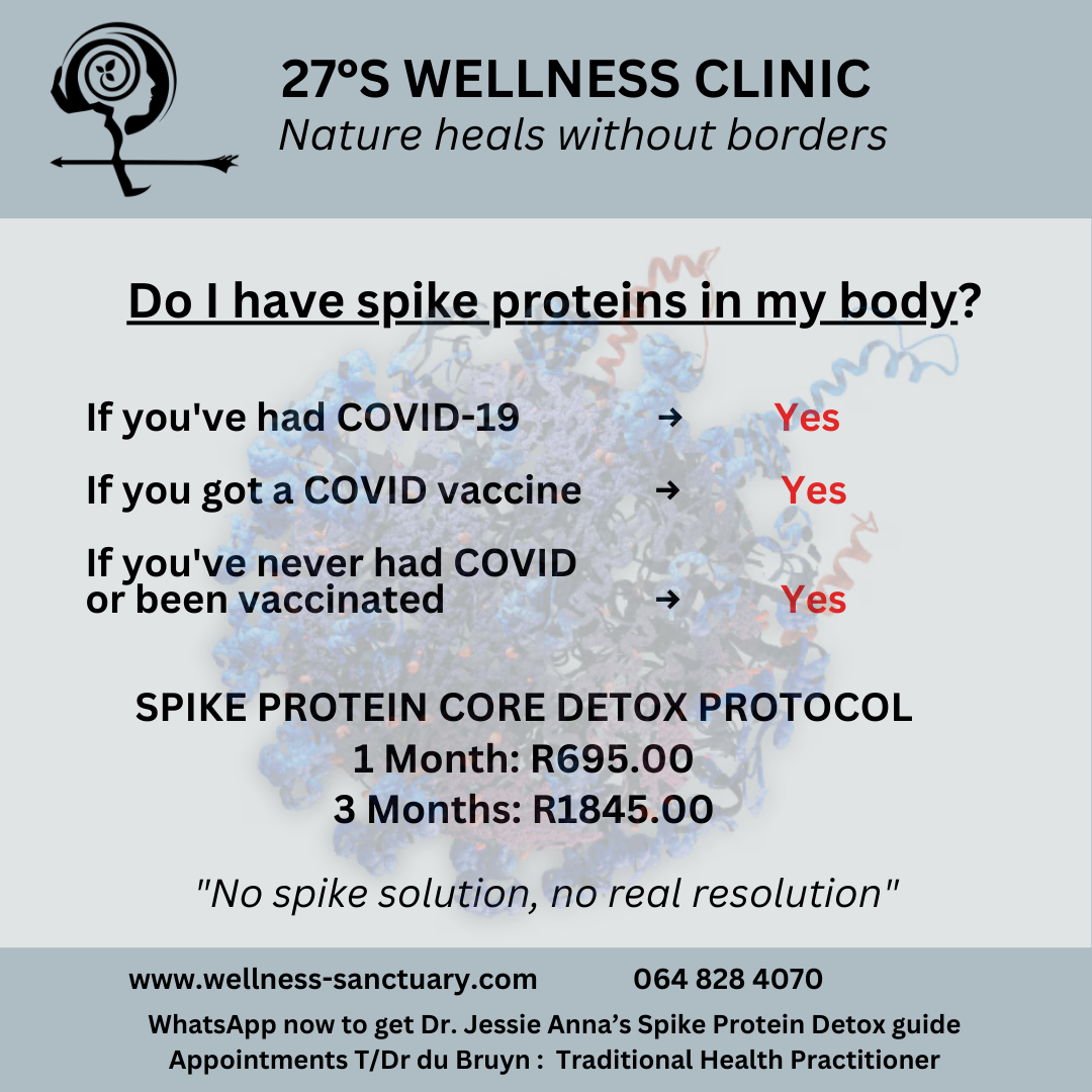 SPIKE PROTEIN DETOXIFICATION : 1-Month Core Phyto Medicine Protocol