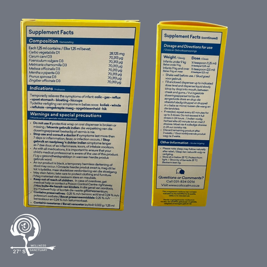 CalmCo Colic Calm | Natural Gripe Water Alternative | 50ml: 20 - 40 doses