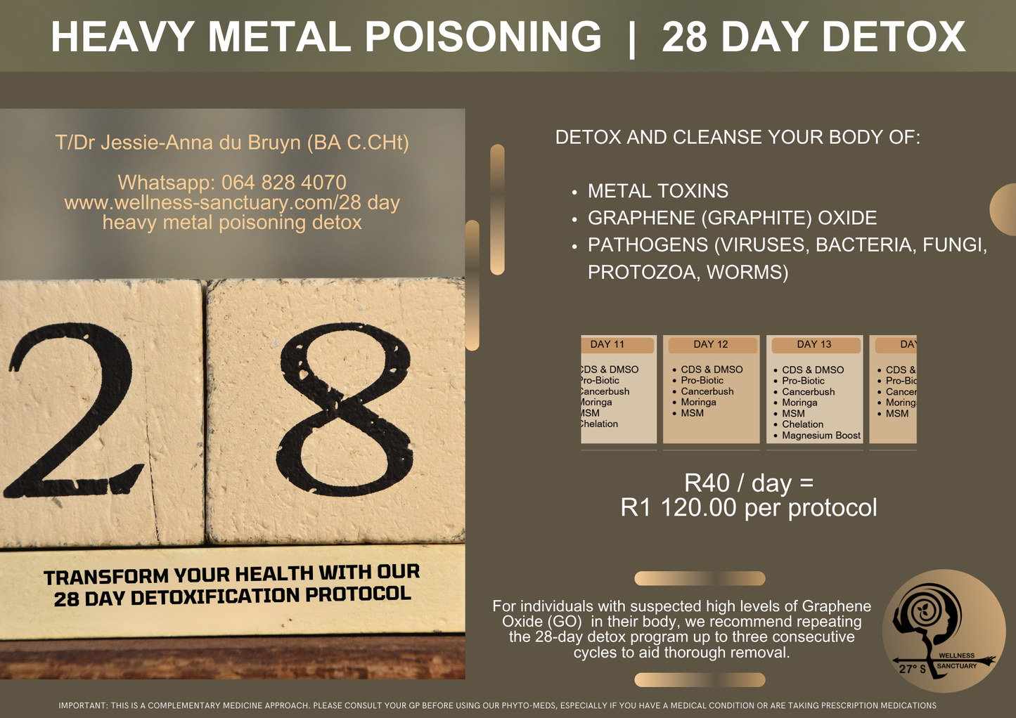 28 DAY HEAVY METAL POISONING DETOX